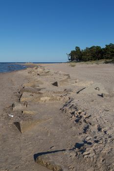 Baltic sea beach coast sand