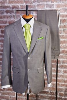 Elegant business suit with a shirt and a tie