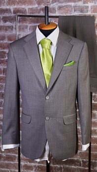 Elegant business suit with a shirt and a tie