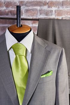 Elegant business suit with a shirt and a tie