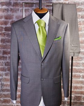 Elegant business suit with a shirt and a tie