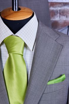 Elegant business suit with a shirt and a tie