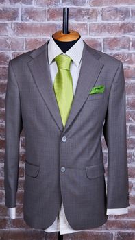 Elegant business suit with a shirt and a tie