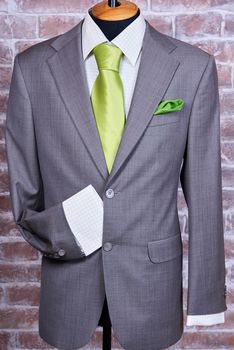 Elegant business suit with a shirt and a tie