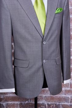 Elegant business suit with a shirt and a tie