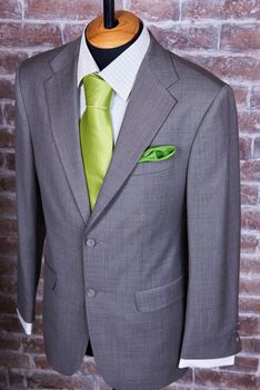 Elegant business suit with a shirt and a tie