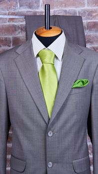 Elegant business suit with a shirt and a tie