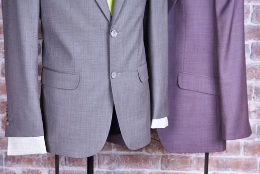 Elegant business suit with a shirt and a tie