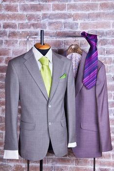 Elegant business suit with a shirt and a tie