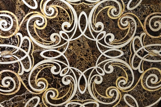 Large marble tile with a pattern from Portugal