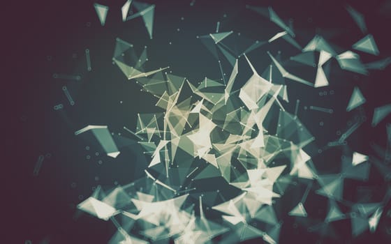 Abstract low poly background, geometry triangle, mosaic pastel color background