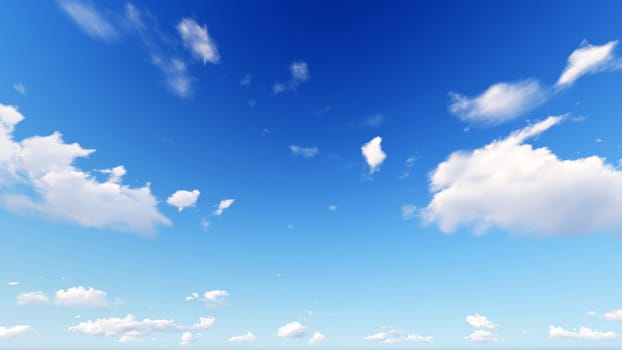 Cloudy blue sky abstract background, blue sky background with tiny clouds, 3d rendering

