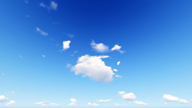 Cloudy blue sky abstract background, blue sky background with tiny clouds, 3d rendering

