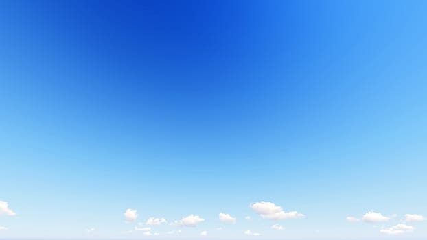 Cloudy blue sky abstract background, blue sky background with tiny clouds, 3d rendering

