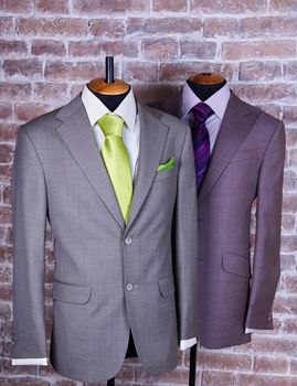 Elegant business suit with a shirt and a tie