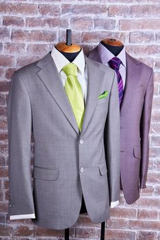 Elegant business suit with a shirt and a tie