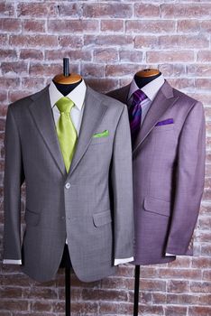 Elegant business suit with a shirt and a tie