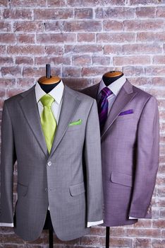 Elegant business suit with a shirt and a tie