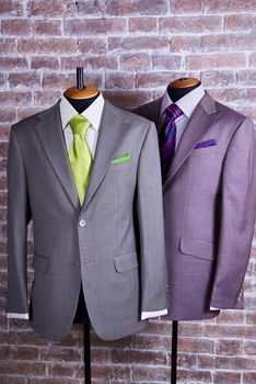 Elegant business suit with a shirt and a tie