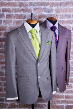 Elegant business suit with a shirt and a tie