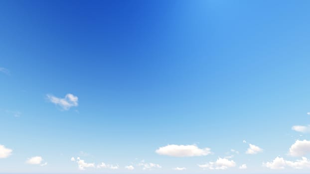 Cloudy blue sky abstract background, blue sky background with tiny clouds, 3d rendering

