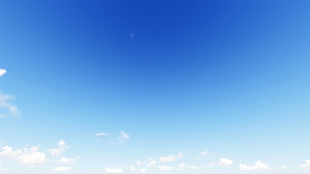 Cloudy blue sky abstract background, blue sky background with tiny clouds, 3d rendering

