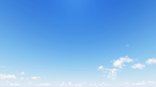 Cloudy blue sky abstract background, blue sky background with tiny clouds, 3d rendering

