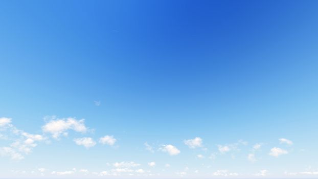 Cloudy blue sky abstract background, blue sky background with tiny clouds, 3d rendering

