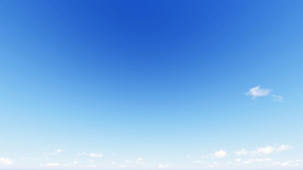 Cloudy blue sky abstract background, blue sky background with tiny clouds, 3d rendering

