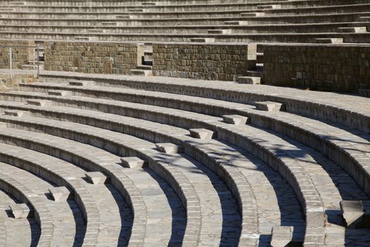 New amphitheater in Marmaris, Turkey, abstract architecture