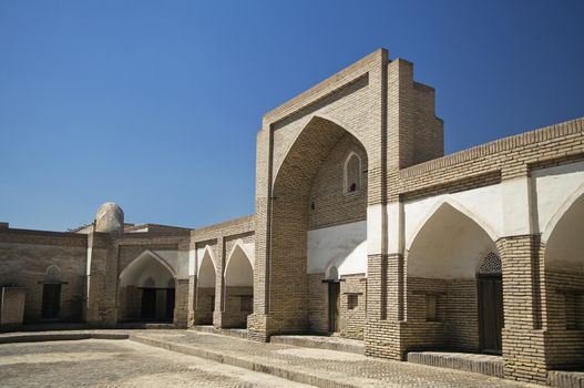 Pahlavon Mahmud Mausoleum complex in Khiva, Uzbekistan