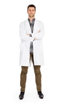 Male doctor, concept of healthcare and medicine - Isolated on white