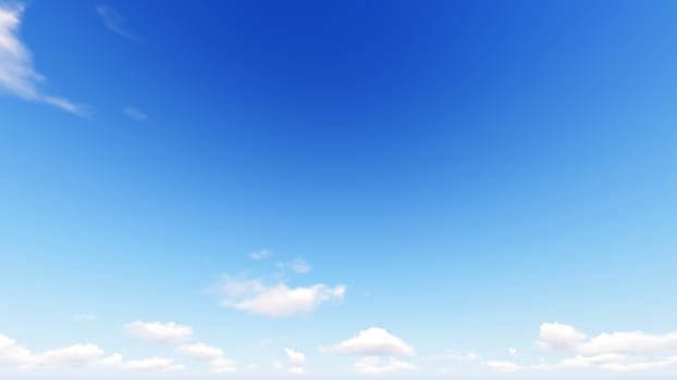 Cloudy blue sky abstract background, blue sky background with tiny clouds, 3d rendering

