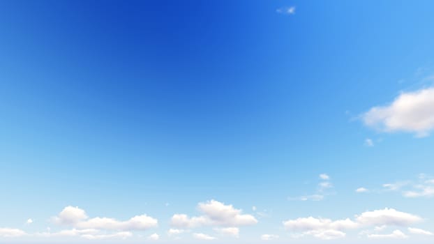 Cloudy blue sky abstract background, blue sky background with tiny clouds, 3d rendering

