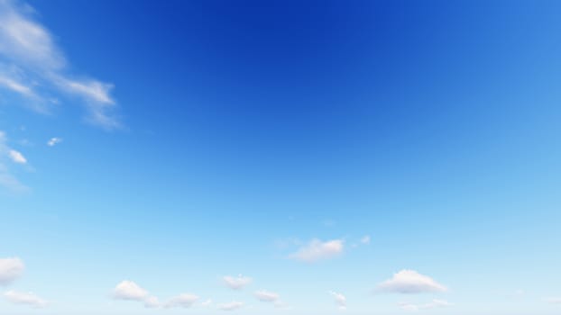 Cloudy blue sky abstract background, blue sky background with tiny clouds, 3d rendering

