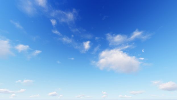 Cloudy blue sky abstract background, blue sky background with tiny clouds, 3d rendering

