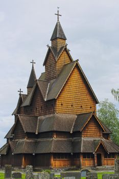 Heddal Stave Church in Telemark, Norway