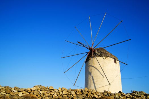 View and special architecture europe island of Mykonos Greek