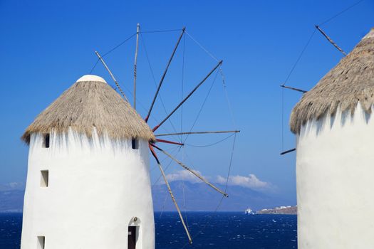 View and special architecture europe island of Mykonos Greek