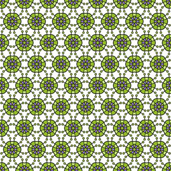 background or textile abstract pattern fairy tale flowers with feelers
