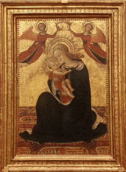 Sasseta (Stefano di Giovanni di Consolo): Madonna and Child, Old Masters Collection, Croatian Academy of Sciences in Zagreb, Croatia