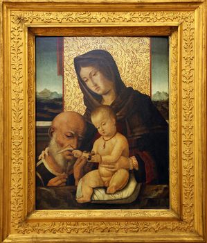 Bartolomeo Montagna: Madonna with the Child, Old Masters Collection, Croatian Academy of Sciences in Zagreb, Croatia