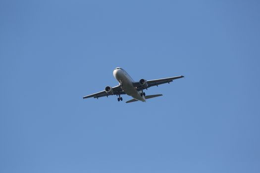 Airbus A319, registration 9A-CTI of Croatia Airlines landing on Zagreb Airport Pleso