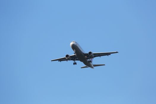 Airbus A320, registration D-AIPW of Germanwings landing on Zagreb Airport Pleso