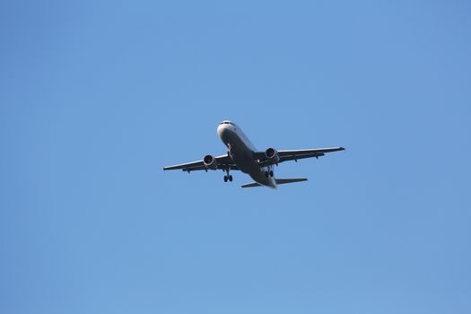 Airbus A320, registration D-AIPW of Germanwings landing on Zagreb Airport Pleso