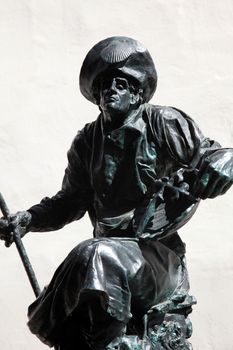 St. Jacob in front of St. Jacob's church in Miltenberg in Lower Franconia, Bavaria, Germany