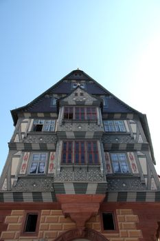 Half-timbered old house in Miltenberg, Germany