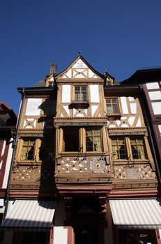 Half-timbered old house in Miltenberg, Germany