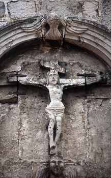 Jesus crucified on the cross