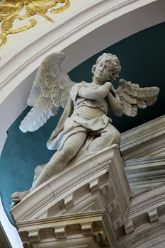 Angel, Catholic Church Saint Eustache in Dobrota, Montenegro